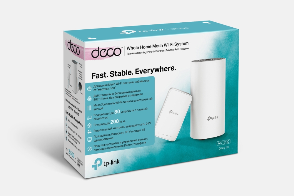 MESH-�������� TP-Link Deco E3(2-pack)