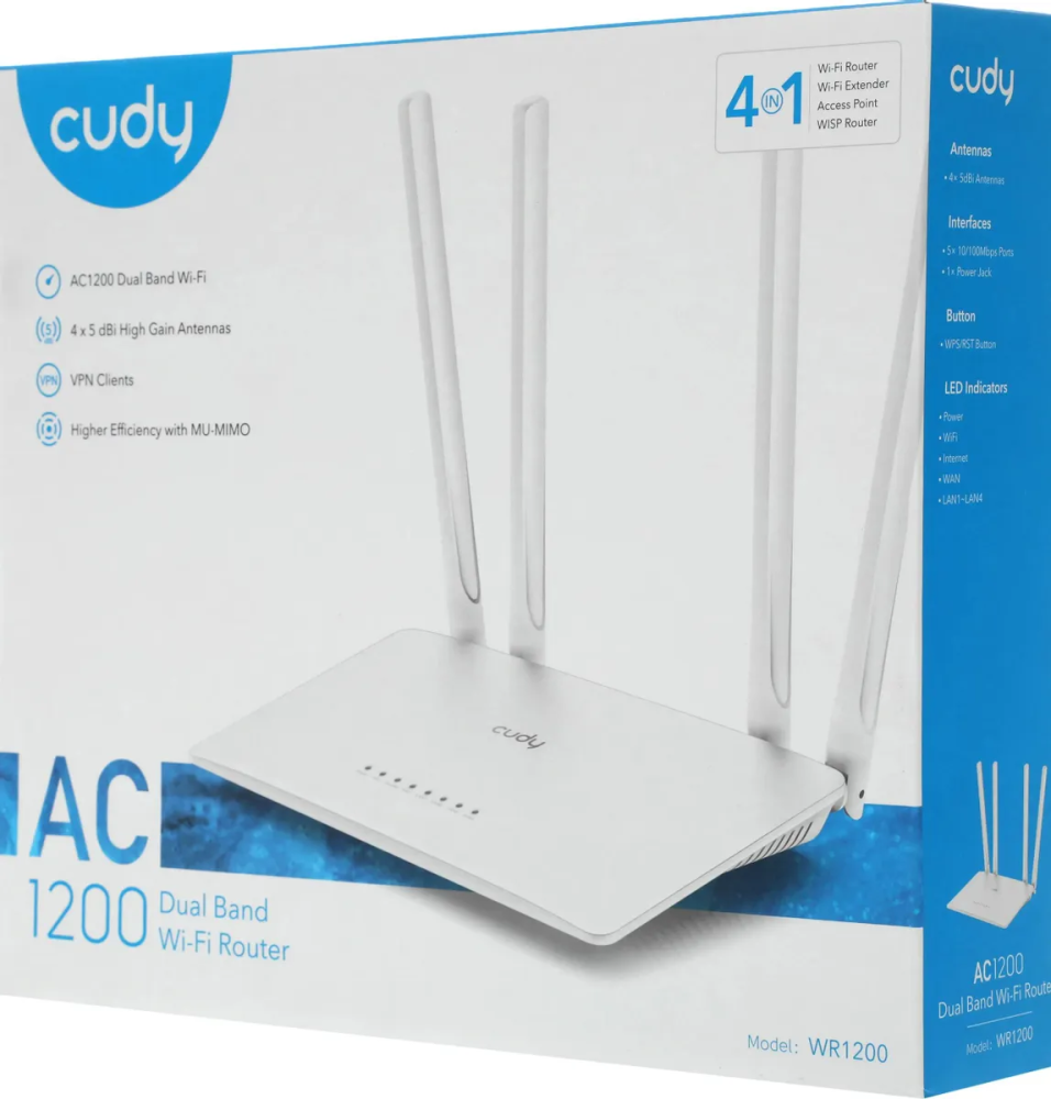 Wi-Fi ������ CUDY WR1200/AC1200